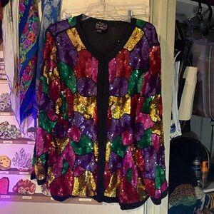 Joseph Le Bon Sequin Cardigan